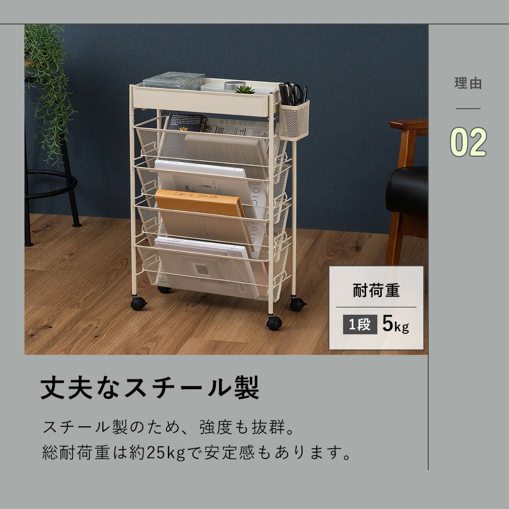 スチールマガジンラック マガジンラック MTL-S035 | mottole公式サイト